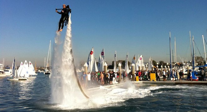 Another new attraction for 2012 is the Jetlev Jetpack Flyer Australia © Stephen Milne